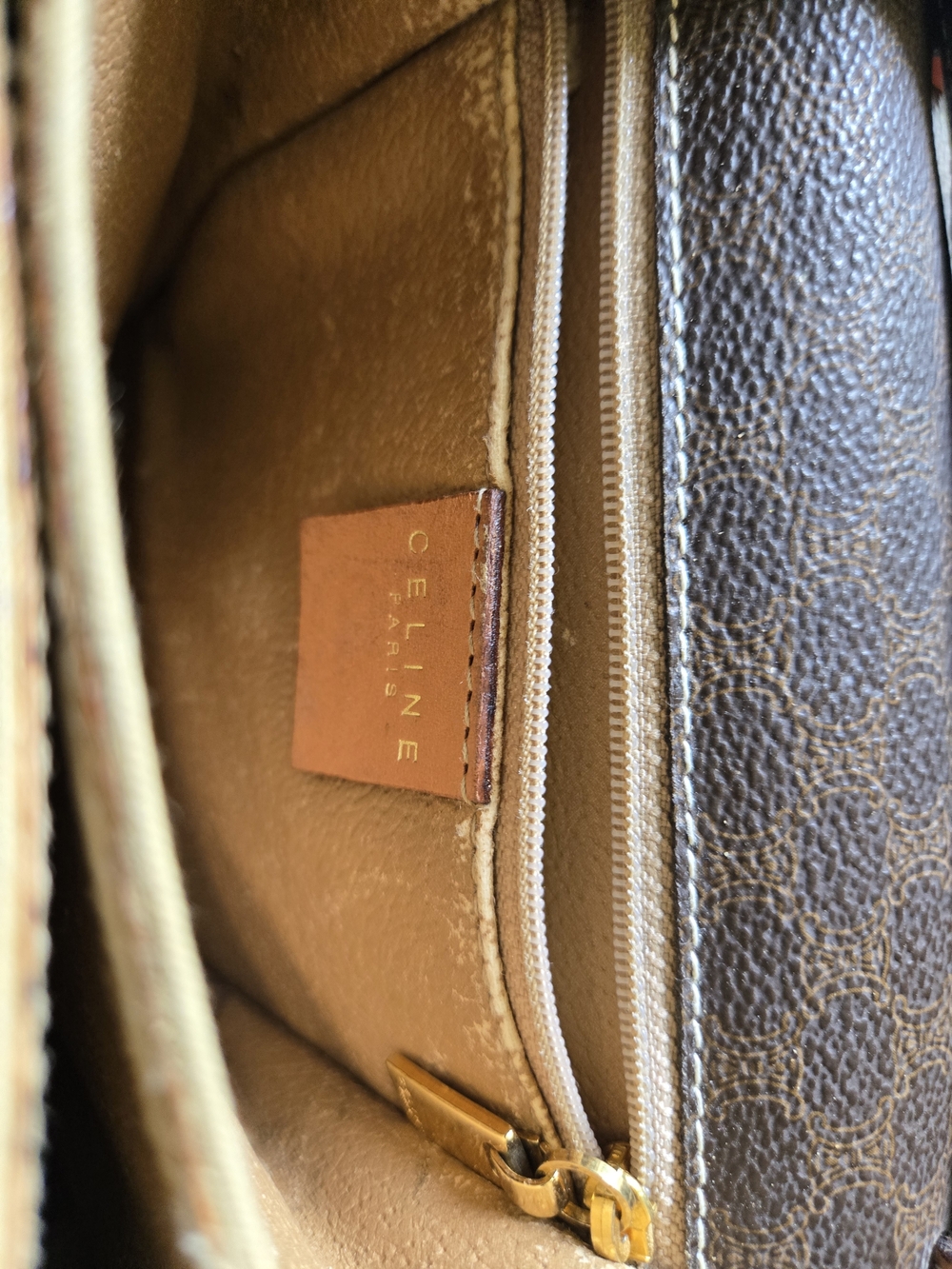 Vintage Céline Macadam Crossbody Bag Horse Carriage Buckle - Picture 3 of 16